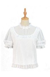Miss Point Dream Lace Blouse with Extension Long Sleeves(Reservation/2 Colours/Full Payment Without Shipping)